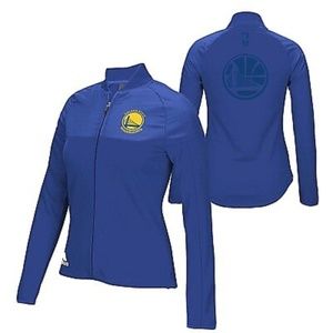 Adidas Golden State Warriors 2016 NBA On-Court Track Jacket (Blue)